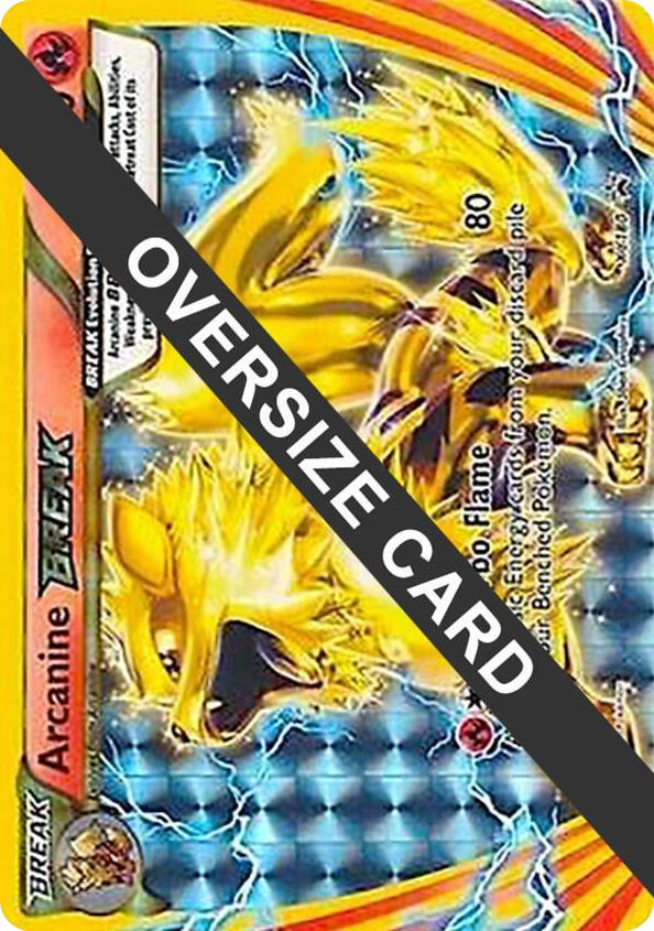 XY180 Arcanine BREAK - XY180 (XY Black Star Promos) Promo Jumbo Cards