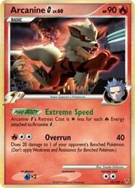 0015 Arcanine G Holo Rare Deck Exclusives