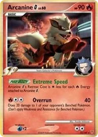 0015 Arcanine G Holo Rare Deck Exclusives