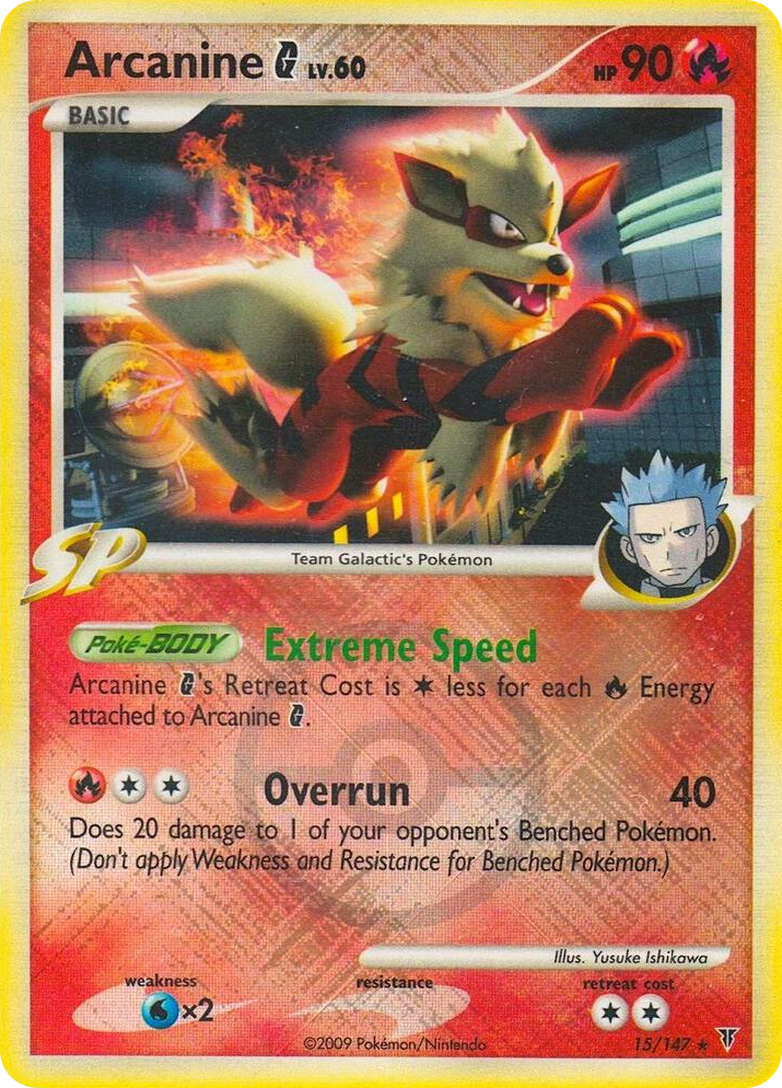 0015 Arcanine G - 15/147 (League Promo) Promo League & Championship Cards
