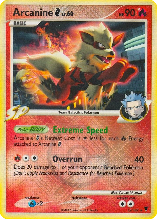 0015 Arcanine G - 15/147 (League Promo) Promo League & Championship Cards