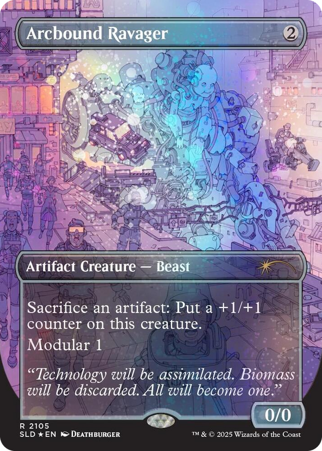 2105 Arcbound Ravager (2105) (Galaxy Foil) R Secret Lair Drop Series