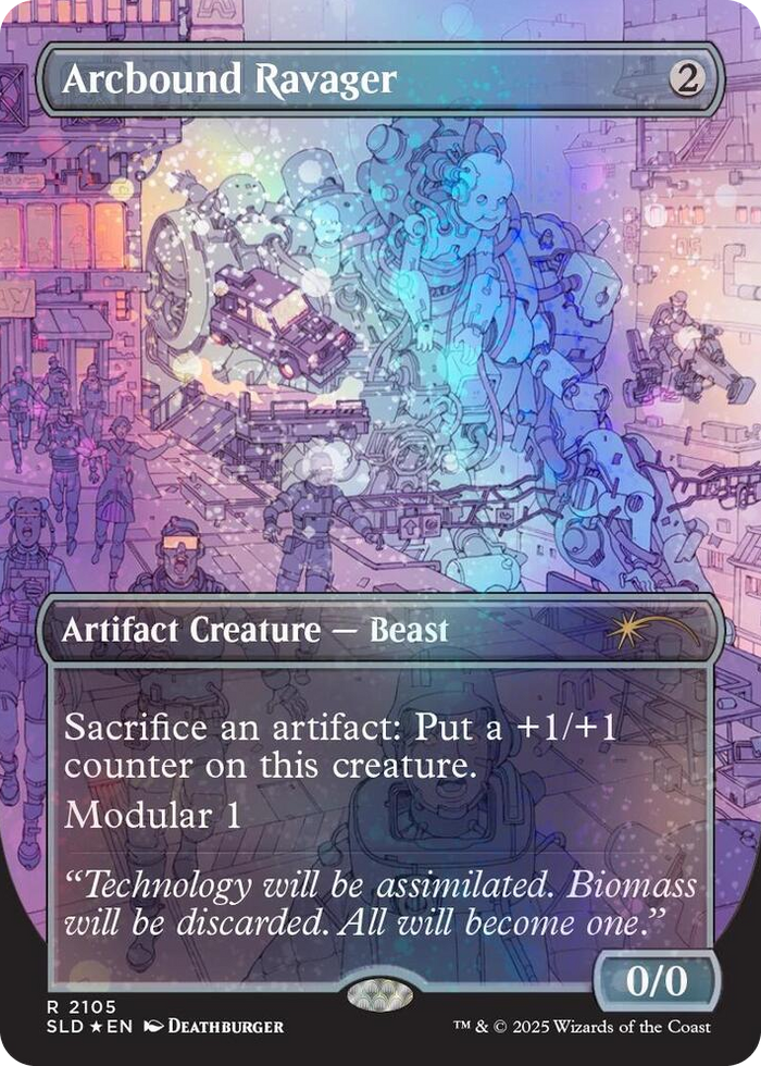 Arcbound Ravager (2105) (Galaxy Foil) #2105 R - Secret Lair Drop Series Pokemon card