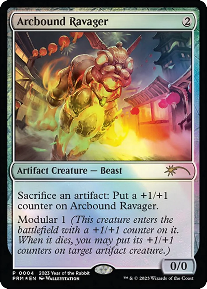 0004 Arcbound Ravager (Year of the Rabbit 2023) P Unique and Miscellaneous Promos