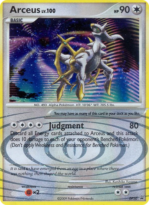 DP050 Arceus - DP50 Promo Diamond and Pearl Promos