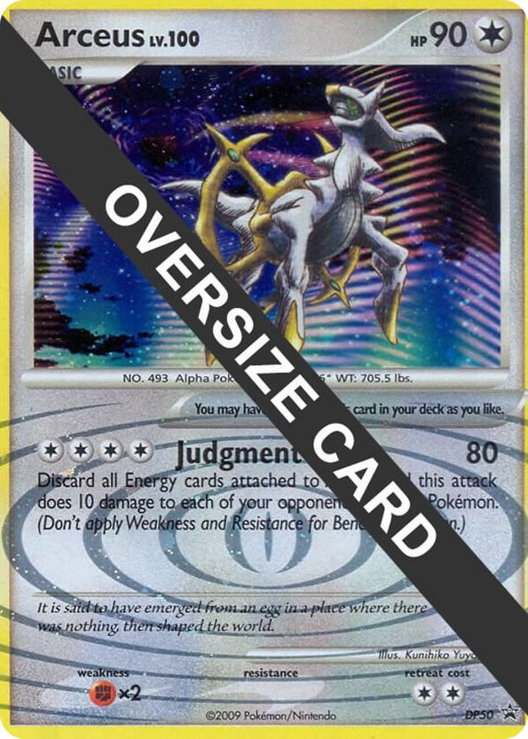 DP050 Arceus - DP50 (DP Black Star Promos) Promo Jumbo Cards