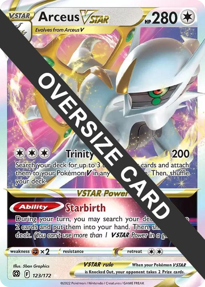 0123 Arceus VSTAR Promo Jumbo Cards