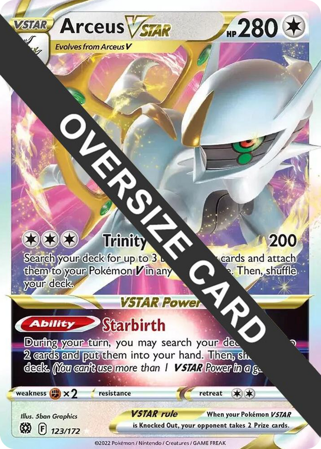 0123 Arceus VSTAR Promo Jumbo Cards