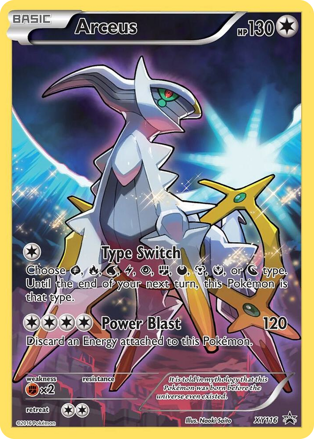 XY116 Arceus - XY116 Promo XY Promos