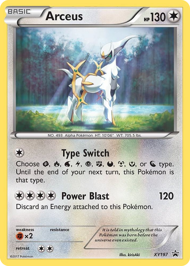 XY197 Arceus - XY197 Promo XY Promos