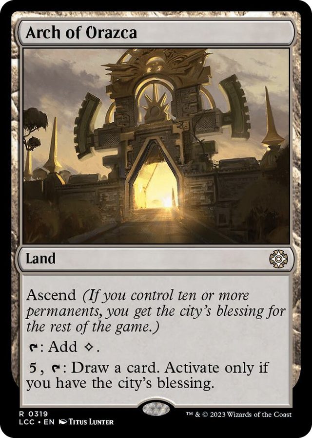 0319 Arch of Orazca R Commander: The Lost Caverns of Ixalan