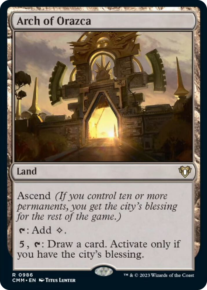 0986 Arch of Orazca R Commander Masters