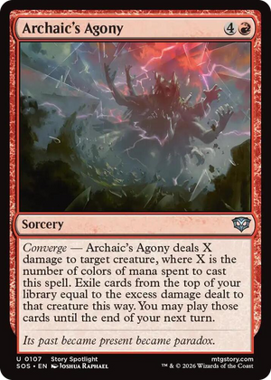 0107 Archaic's Agony U Secrets of Strixhaven