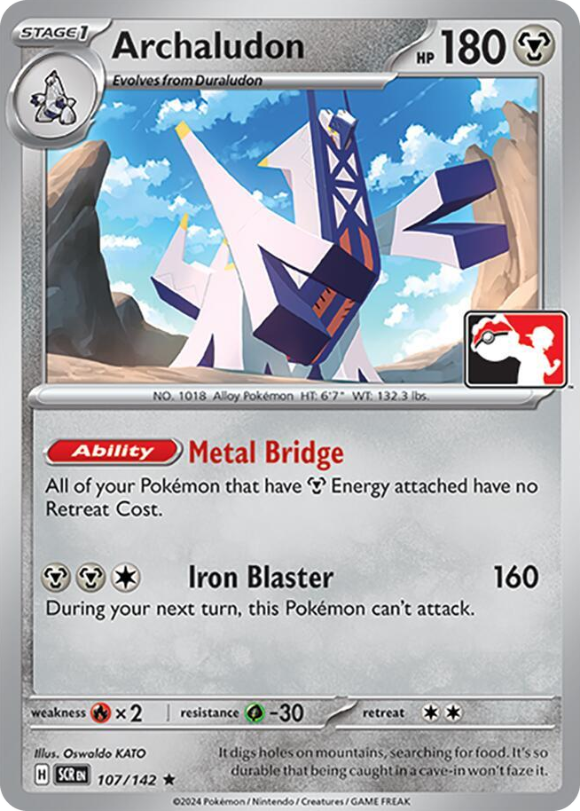0107 Archaludon Rare Prize Pack Series Cards