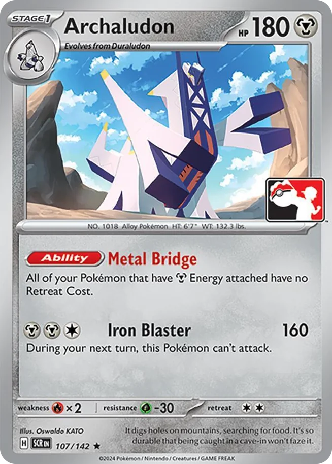 0107 Archaludon Rare Prize Pack Series Cards