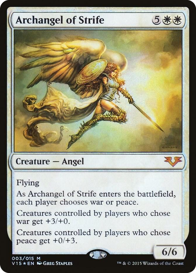 0003 Archangel of Strife M From the Vault: Angels