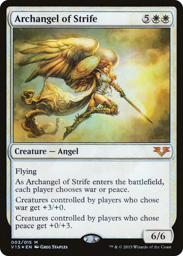 0003 Archangel of Strife M From the Vault: Angels