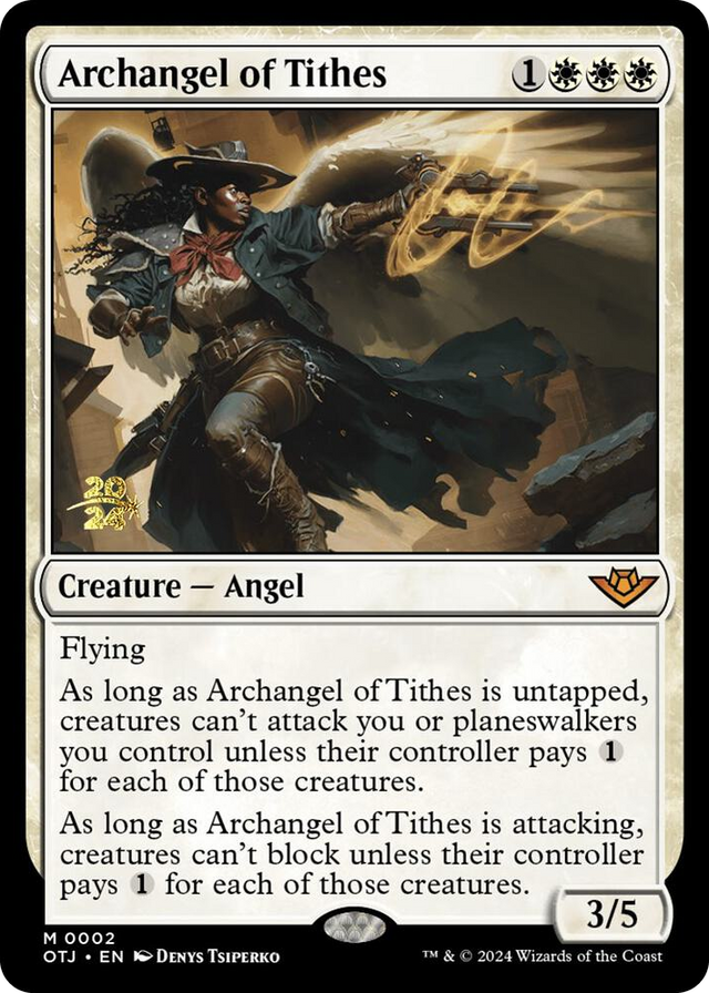 0002 Archangel of Tithes M Prerelease Cards