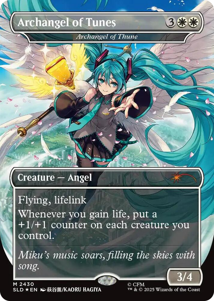 Archangel of Tunes  - Archangel of Thune #2430 M - Secret Lair Drop Series Pokemon card