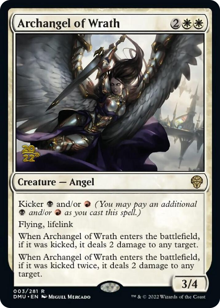 0003 Archangel of Wrath R Prerelease Cards