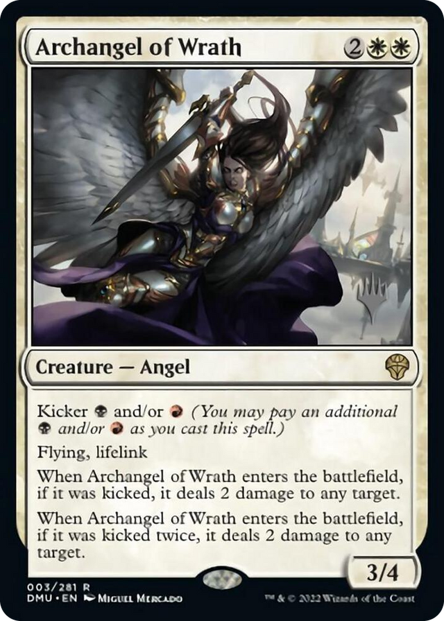 0003 Archangel of Wrath R Promo Pack: Dominaria United