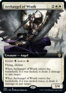 0384 Archangel of Wrath (Extended Art) R Dominaria United