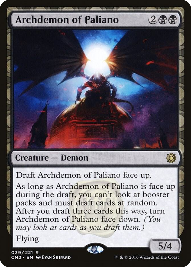 Archdemon of Paliano #39 R - Conspiracy: Take the Crown Pokemon card