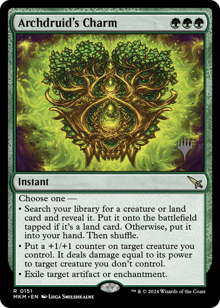 0151 Archdruid's Charm R Promo Pack: Murders at Karlov Manor