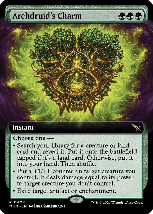 0408 Archdruid's Charm (Extended Art) R Murders at Karlov Manor