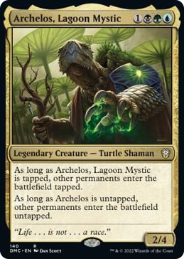 0140 Archelos, Lagoon Mystic R Commander: Dominaria United