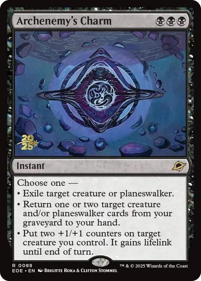 0088 Archenemy's Charm R Prerelease Cards