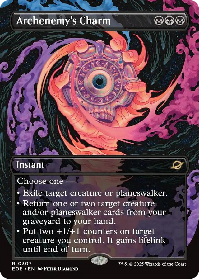 0307 Archenemy's Charm (Borderless) R Edge of Eternities