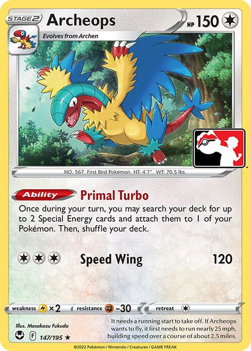 0147 Archeops Rare Prize Pack Series Cards