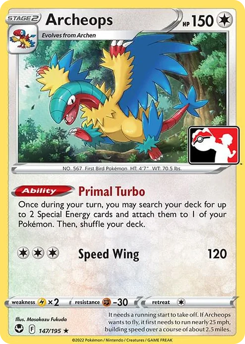 0147 Archeops Rare Prize Pack Series Cards