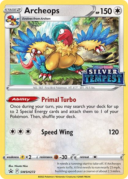 0272 Archeops - SWSH272 (Prerelease) Promo Sword & Shield Promo Cards