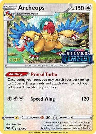 0272 Archeops - SWSH272 (Prerelease) [STAFF] Promo Sword & Shield Promo Cards
