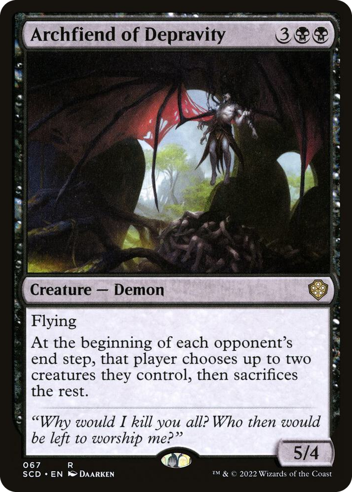 0067 Archfiend of Depravity R Starter Commander Decks