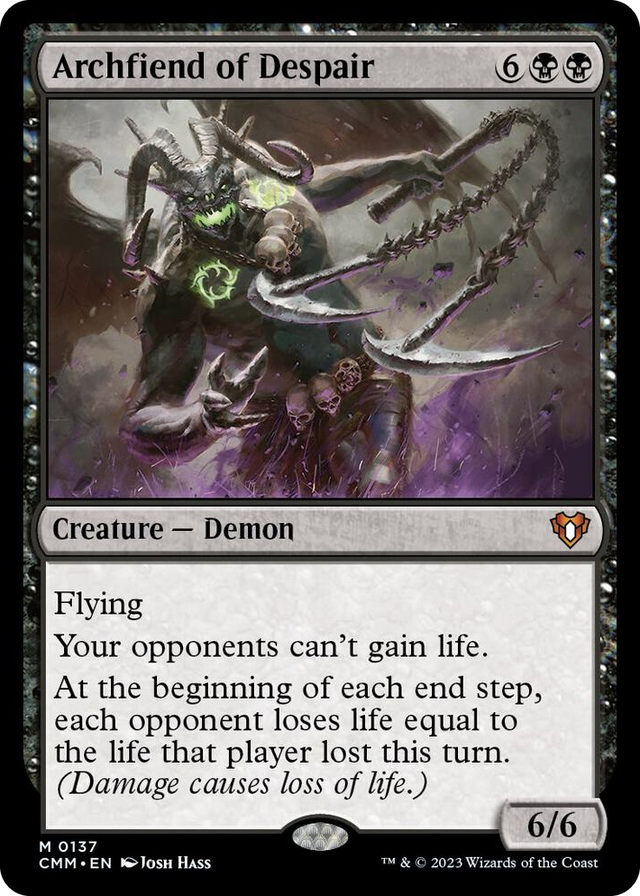 0137 Archfiend of Despair M Commander Masters