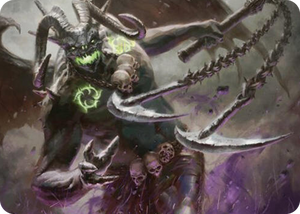 0012 Archfiend of Despair Art Card S Art Series: Commander Masters