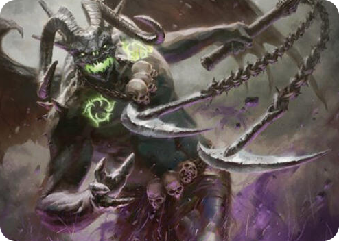 0012 Archfiend of Despair Art Card S Art Series: Commander Masters