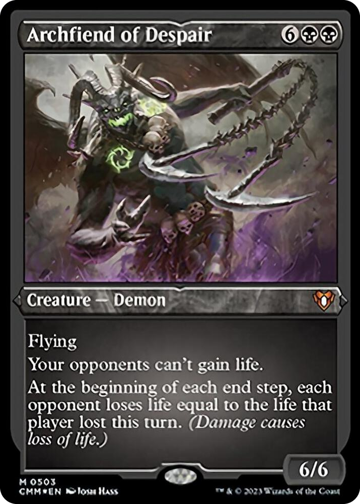 0503 Archfiend of Despair (Foil Etched) M Commander Masters