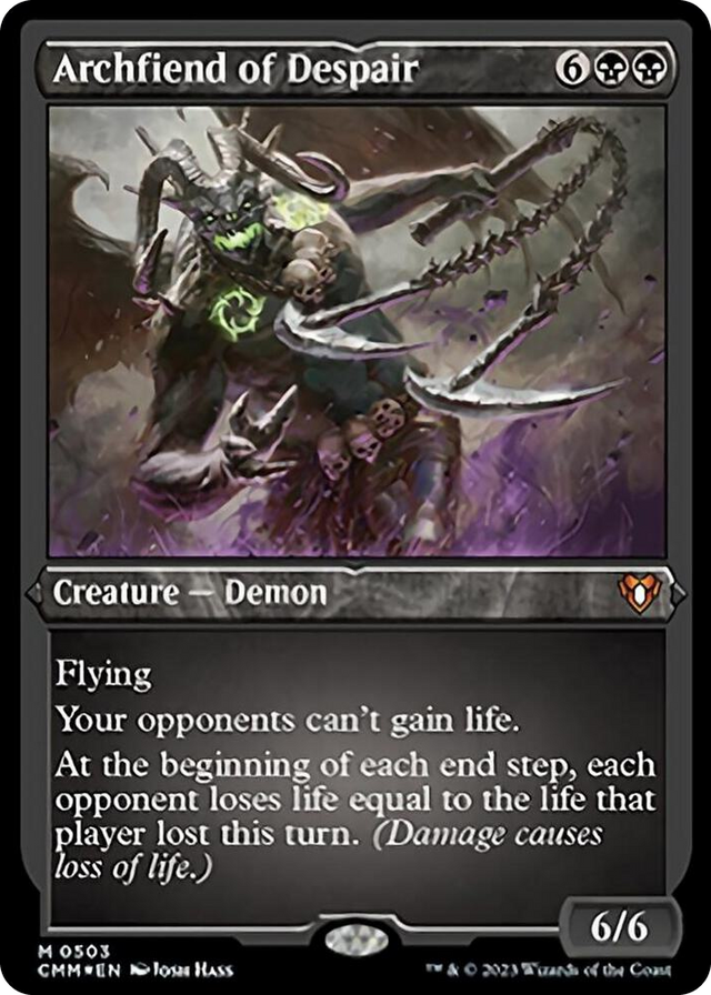 0503 Archfiend of Despair (Foil Etched) M Commander Masters