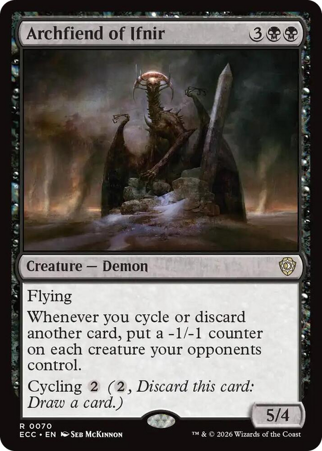 0070 Archfiend of Ifnir R Commander: Lorwyn Eclipsed