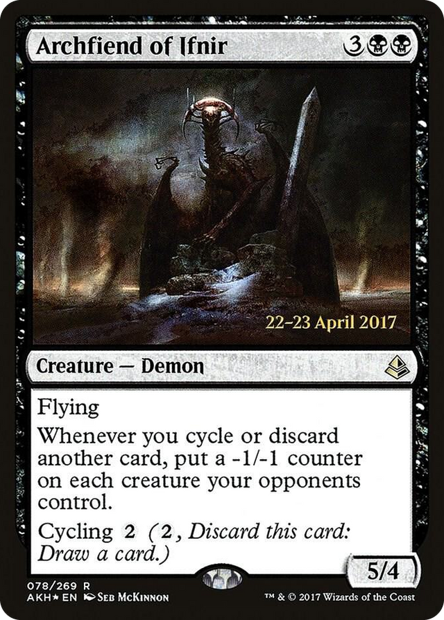 0078 Archfiend of Ifnir R Prerelease Cards
