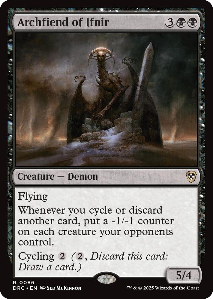 0086 Archfiend of Ifnir R Commander: Aetherdrift