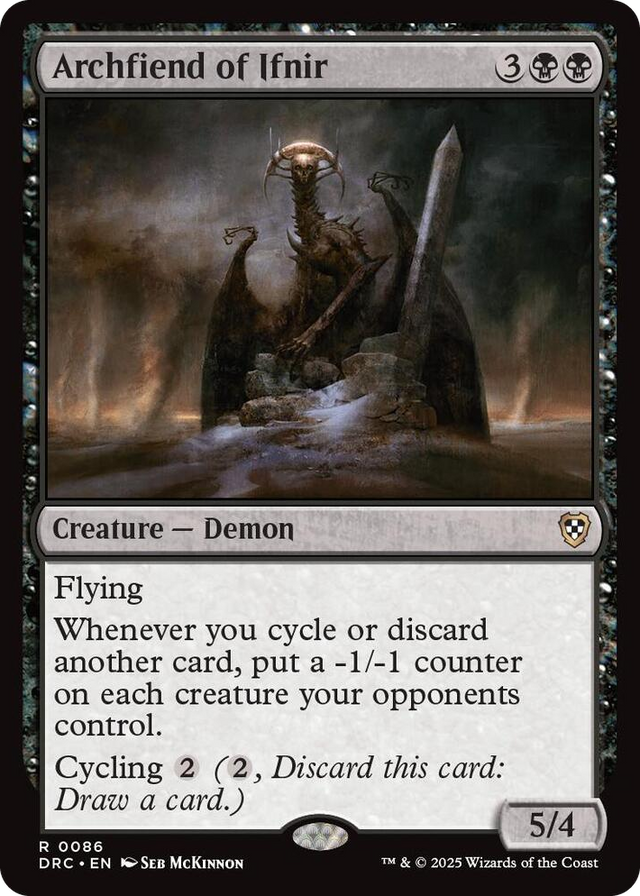 0086 Archfiend of Ifnir R Commander: Aetherdrift