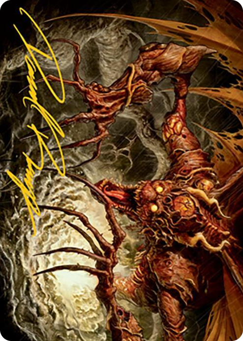 0026 Archfiend of Sorrows Art Card (Gold-Stamped Signature) S Art Series: Modern Horizons 2