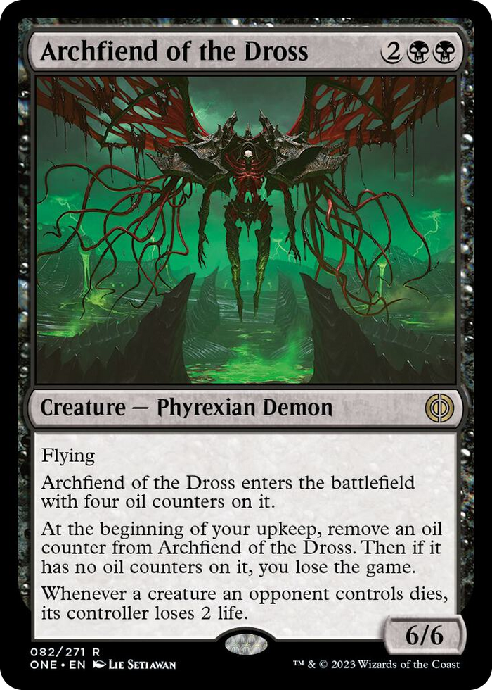 Archfiend of the Dross #82 R - Phyrexia: All Will Be One Pokemon card