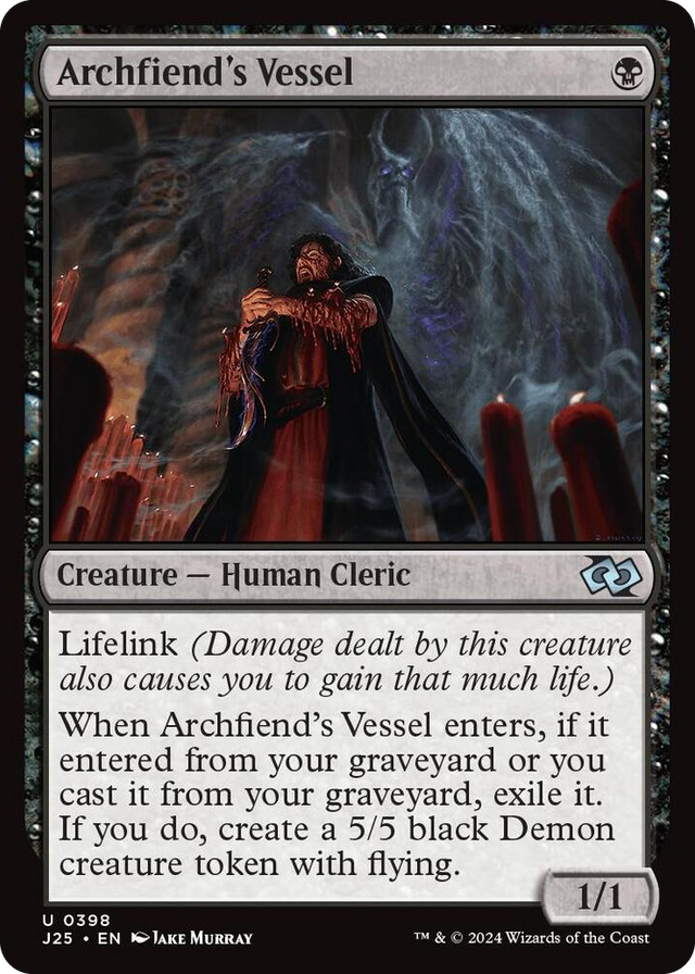 0398 Archfiend's Vessel U Foundations Jumpstart