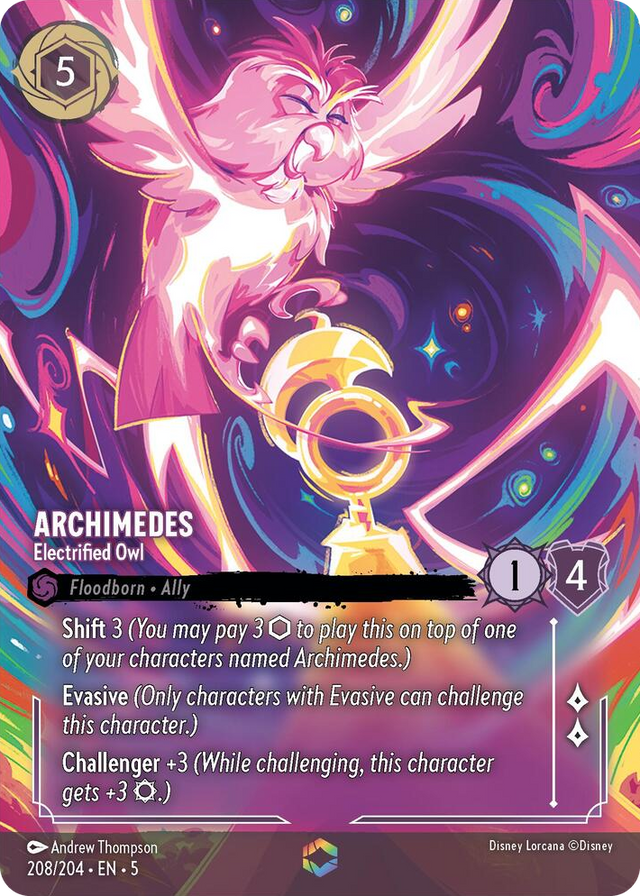 0208 Archimedes - Electrified Owl (Enchanted) Enchanted Shimmering Skies